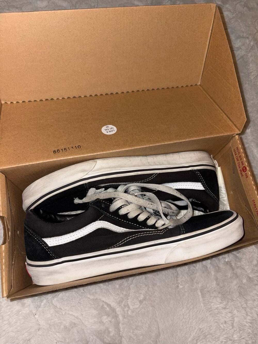 Vans Old Skool Black/White Skate Shoes